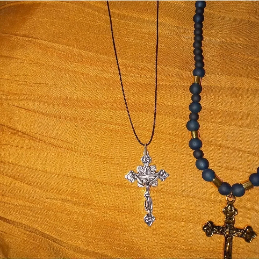 2 cross Necklaces